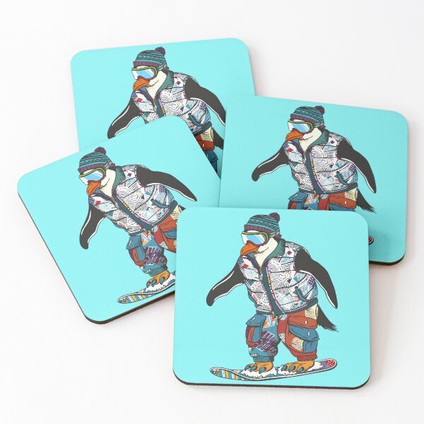 Item preview, Snowboarding Penguin designed and sold by Structure-Blue.