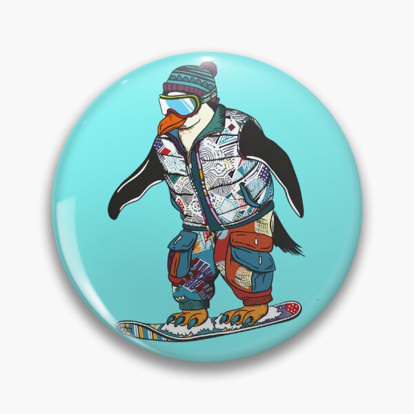 Item preview, Snowboarding Penguin designed and sold by Structure-Blue.