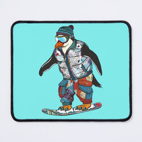 Item preview, Snowboarding Penguin designed and sold by Structure-Blue.