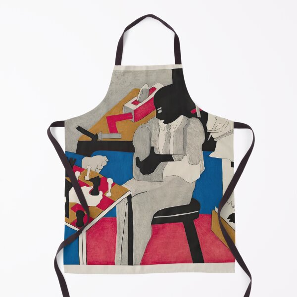 Item preview, Jacob Lawrence, Two Builders Playing Chess designed and sold by DavidSrna.