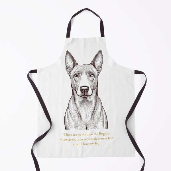 Item preview, Vintage Pitbull Basenji Mix Love Quote designed and sold by WaggingTailsCo.