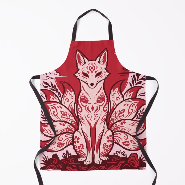 Item preview, Japanese Fox Kitsune Sun Graphic designed and sold by LinaValearte.