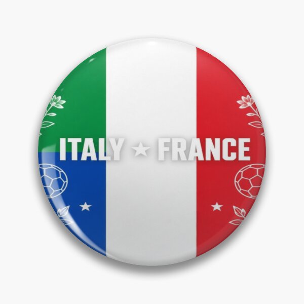 Item preview, Italy vs France Minimalist Football Poster designed and sold by Nexus Space.