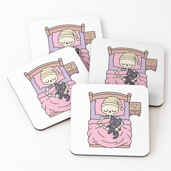 Item preview, Dead Tired Cute Sleeping Skeleton designed and sold by Emile-MLZ.