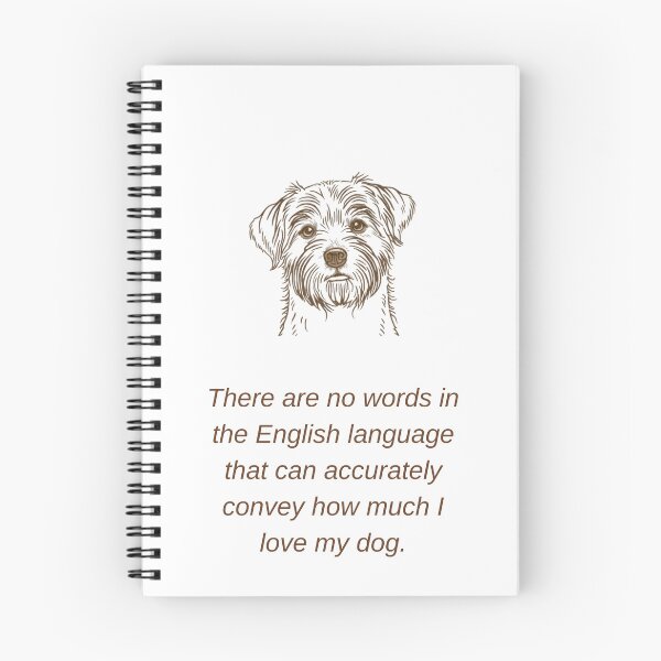 Item preview, Terrier Mix Line Art Dog Love Quote designed and sold by WaggingTailsCo.