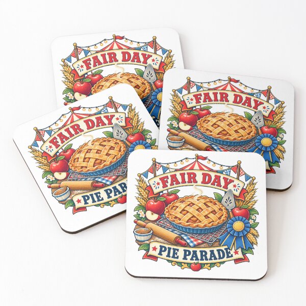 Item preview, Fair Day Pie Parade County Baker Art designed and sold by CheerfulNest.