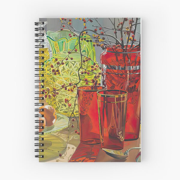 Item preview, Janet Fish, Red Vase and Yellow Tulips designed and sold by DavidSrna.