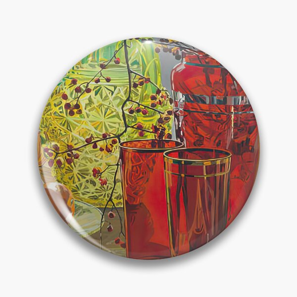 Item preview, Janet Fish, Red Vase and Yellow Tulips designed and sold by DavidSrna.