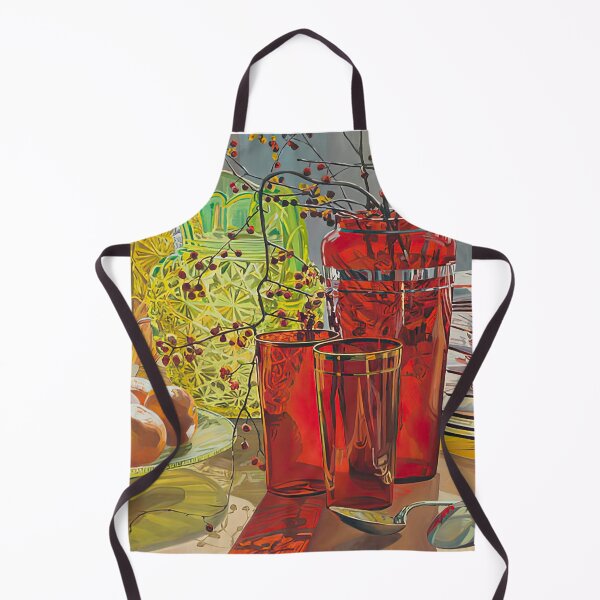 Item preview, Janet Fish, Red Vase and Yellow Tulips designed and sold by DavidSrna.