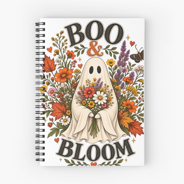 Item preview, Boo & Bloom Floral Ghost designed and sold by Nordo Studio.