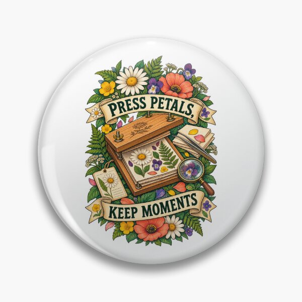 Item preview, Press Petals Keep Moments Flower Pressing Art designed and sold by CheerfulNest.