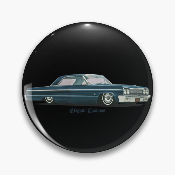 Item preview, 1964 Impala Blue no text Kustom, Hot Rod, Muscle Car designed and sold by Elegant Customs.