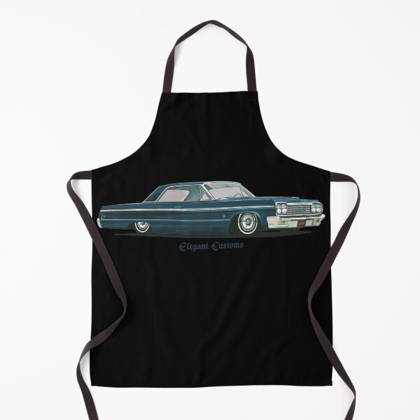 Artikelvorschau, 1964 Impala Blau, ohne Text, Kustom, Hot Rod, Muscle Car entworfen und verkauft von Elegant Customs.