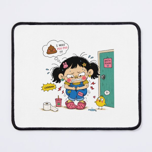 Item preview, I Need Poo Poo – Funny Ugly Cute Cartoon designed and sold by Kaytee-arttt.
