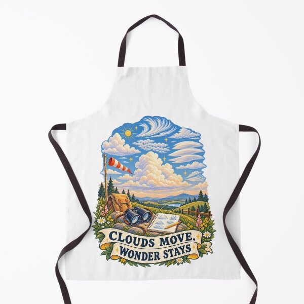 Item preview, Clouds Move Wonder Stays Cloud Watching Art designed and sold by CheerfulNest.
