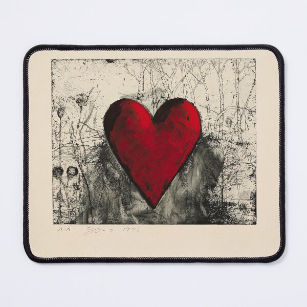 Item preview, Jim Dine, Little Heart in a Landscape designed and sold by DavidSrna.