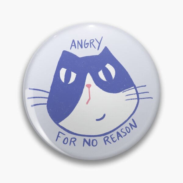 Item preview, Angry for No Reason Cat designed and sold by Stephanie McRae.