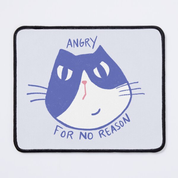 Item preview, Angry for No Reason Cat designed and sold by Stephanie McRae.