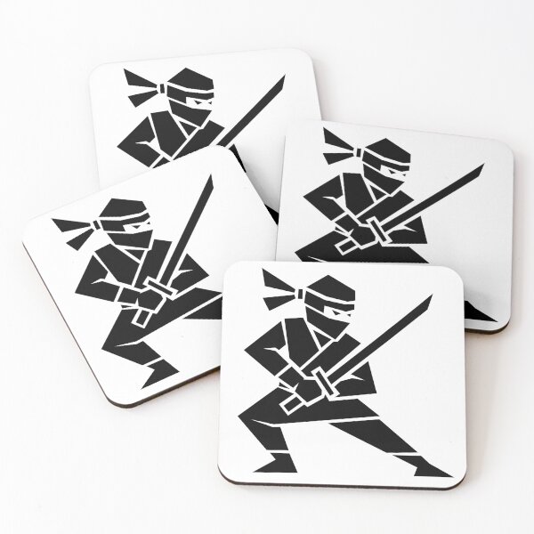 Item preview, Ninja Warrior Geometric Black and White Design designed and sold by matybrak.