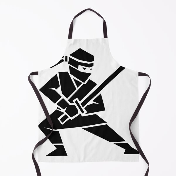 Item preview, Ninja Warrior Geometric Black and White Design designed and sold by matybrak.