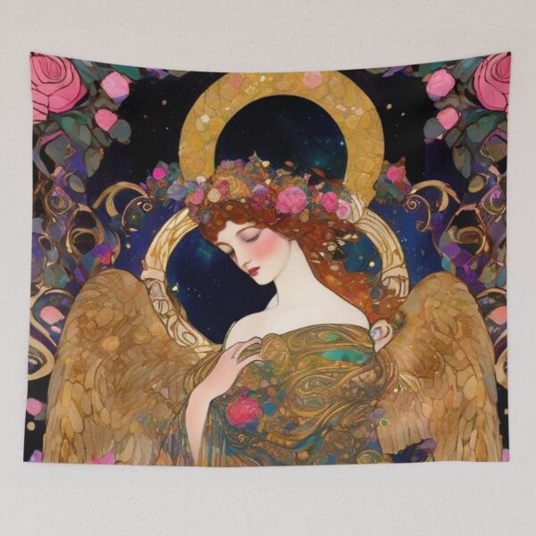 Item preview, Abstract Angel Art designed and sold by TheDarkWardrobe.