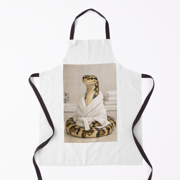 Artikelvorschau, Teppichpython im Bademantel entworfen und verkauft von Sillytoe.