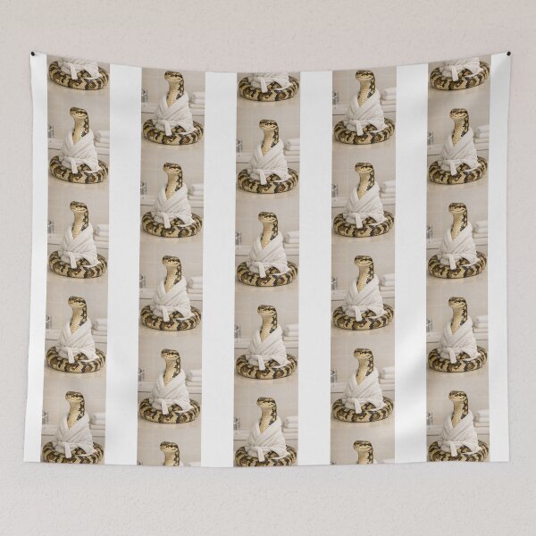 Item preview, Carpet Python Wearing a Bathrobe designed and sold by Sillytoe.