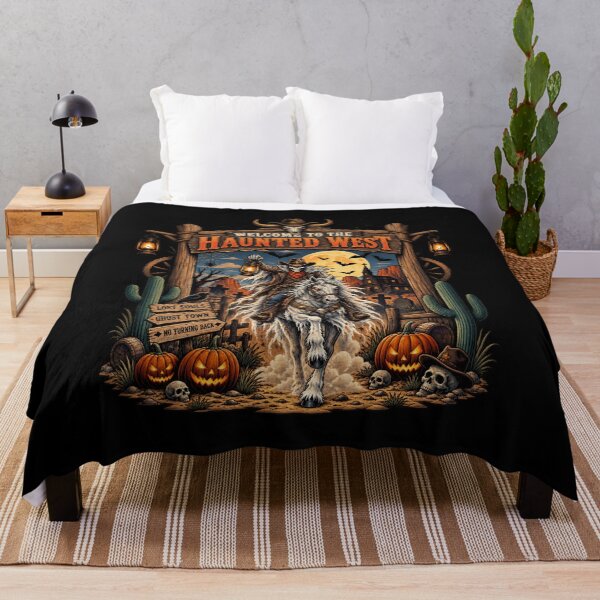 Item preview, Haunted West Skeleton Cowboy Halloween Western designed and sold by afr-saad.