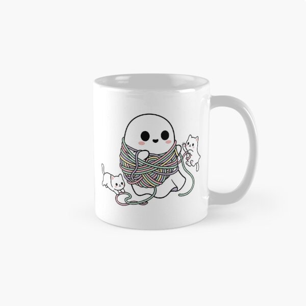 Item preview, Cute Ghost Playing With Yarn & Ghost Kittens designed and sold by Emile-MLZ.