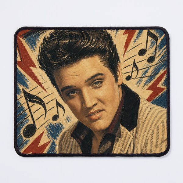 Item preview, Jailhouse Rock 1957 - Vintage Rockabilly Lightning Poster Art designed and sold by ElvisVintagePosters.
