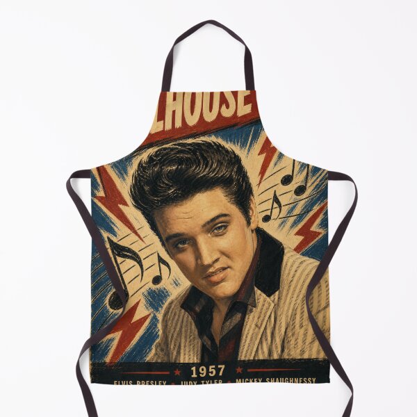 Item preview, Jailhouse Rock 1957 - Vintage Rockabilly Lightning Poster Art designed and sold by ElvisVintagePosters.