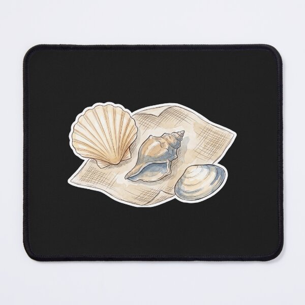 Item preview, Coastal Seashell Flat Lay Illustration Beach Aesthetic designed and sold by urchoice002.