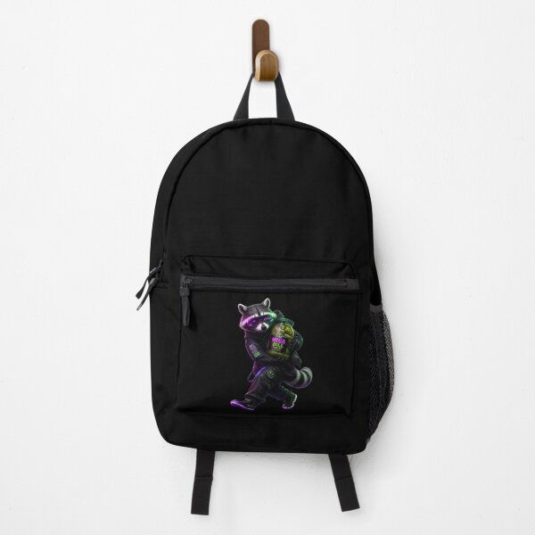 Item preview, Raccoon Eating Pickles Cyberpunk Trash Panda Funny Pickle Lover designed and sold by LeSoniPapaPrint.