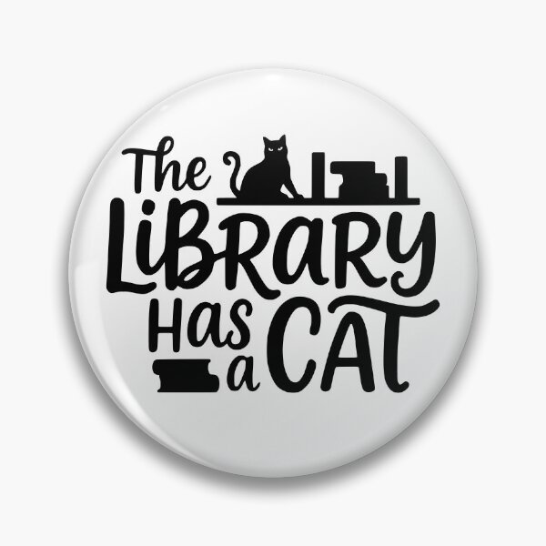 Item preview, The Library Has a Cat designed and sold by theartfulaspie.