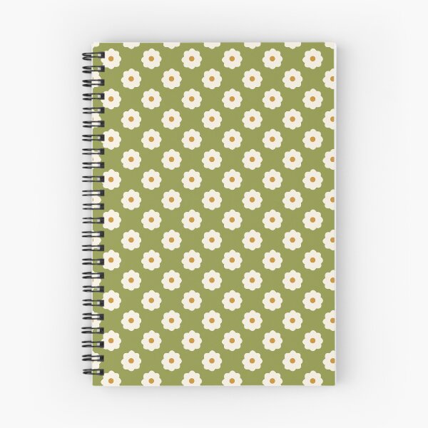 Item preview, 70's Ditsy Daisy in Avocado Green designed and sold by YesterdayColl.