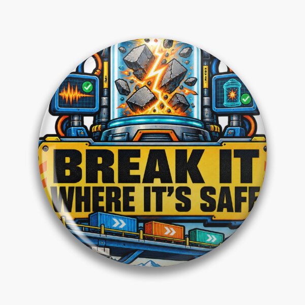 Item preview, Break It Where It's Safe Testing designed and sold by Shope Buzz.