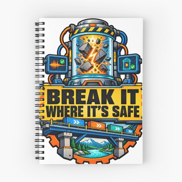 Item preview, Break It Where It's Safe Testing designed and sold by Shope Buzz.
