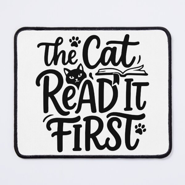 Item preview, The Cat Read It First designed and sold by theartfulaspie.