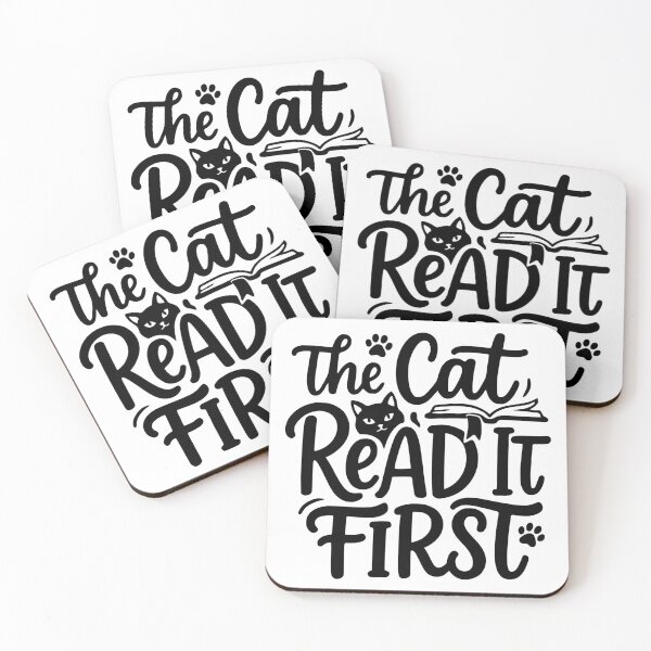Item preview, The Cat Read It First designed and sold by theartfulaspie.
