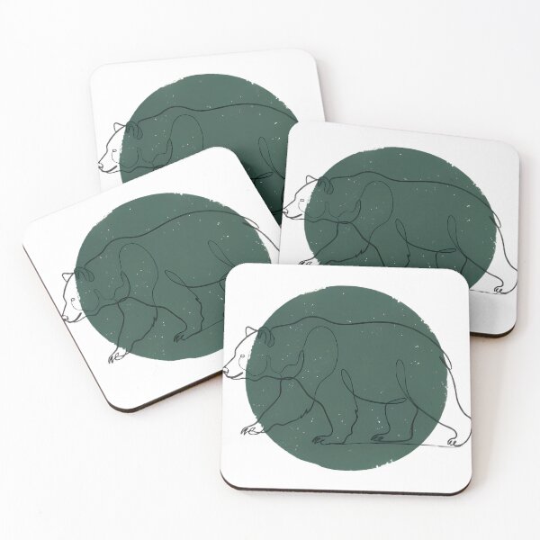 Item preview, Grizzly Bear Line Art Wilderness Nature Lover Gift designed and sold by GTFullShop.