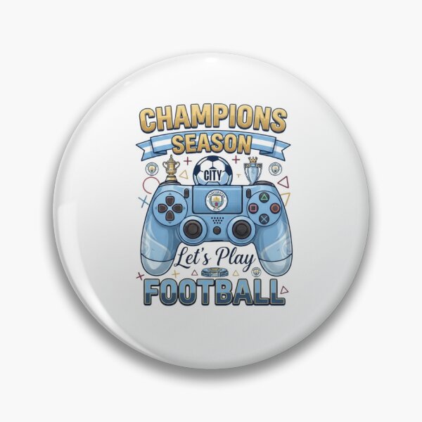 Item preview, Champions Season Lets Play City Football Gamer designed and sold by annaarthk.