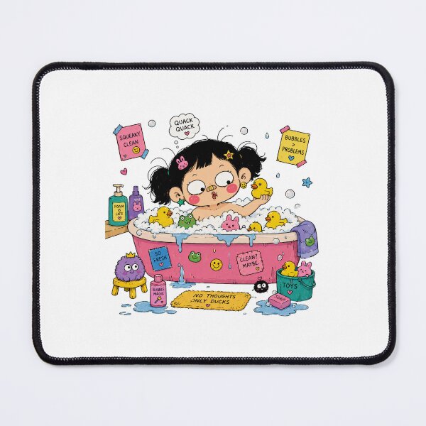 Item preview, Duck Bath Party – Funny Ugly Cute Cartoon designed and sold by Kaytee-arttt.