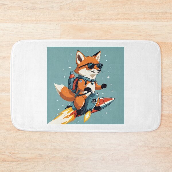 Item preview, Fox Riding a Rocket Cool Sunglasses Look – Fox lover gift designed and sold by michallechowicz.