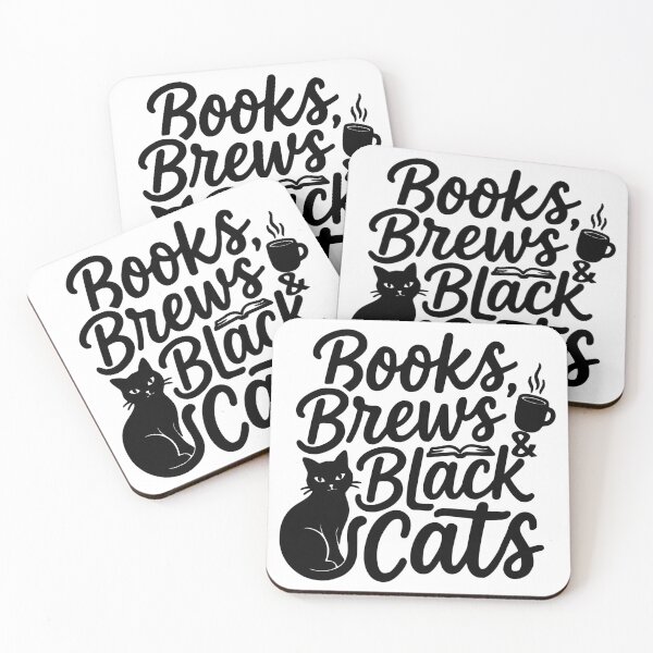 Item preview, Books Brews and Black Cats designed and sold by theartfulaspie.