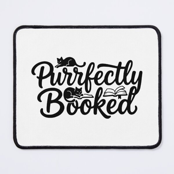 Item preview, Purrfectly Booked designed and sold by theartfulaspie.