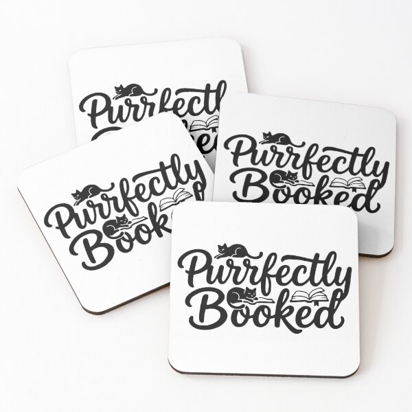 Item preview, Purrfectly Booked designed and sold by theartfulaspie.