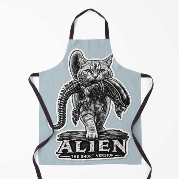 Item preview, Space Creature Cat - Cat Hunts an Alien Creature designed and sold by oldpussboss.