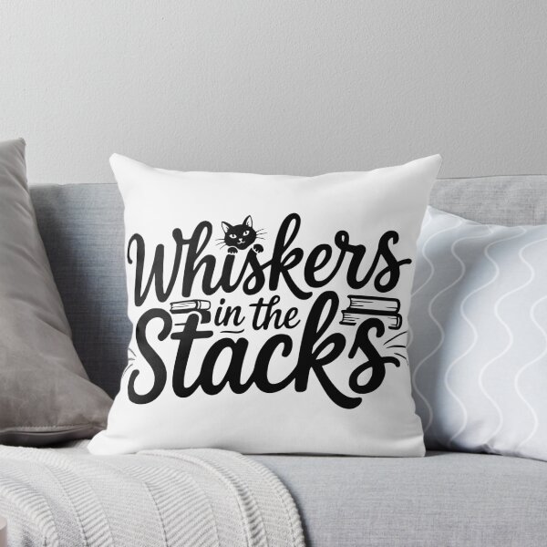 Item preview, Whiskers in the Stacks designed and sold by theartfulaspie.