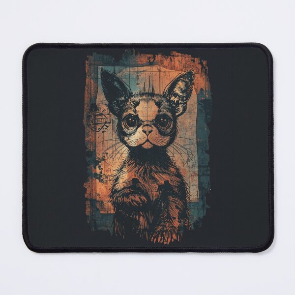 Item preview, Grunge Chihuahua Dog Portrait Vintage Art designed and sold by ERODED SELF.