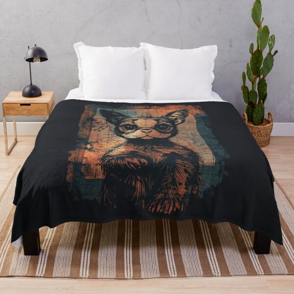 Item preview, Grunge Chihuahua Dog Portrait Vintage Art designed and sold by ERODED SELF.